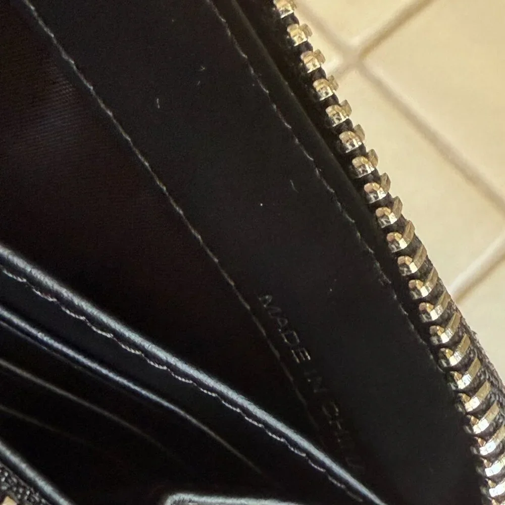 Burberry‎ Super Exploded Check Large Zip Around Wallet, in cloth/leather 8084063